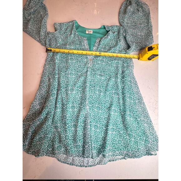 Voluminous Plunge Neck Fairycore Jamie Boho Tunic Dress/Top Sz Med - Picture 12 of 16